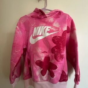 Nike Kids Pink Floral Sweatshirt